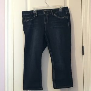 YMI Dark Jean Capris